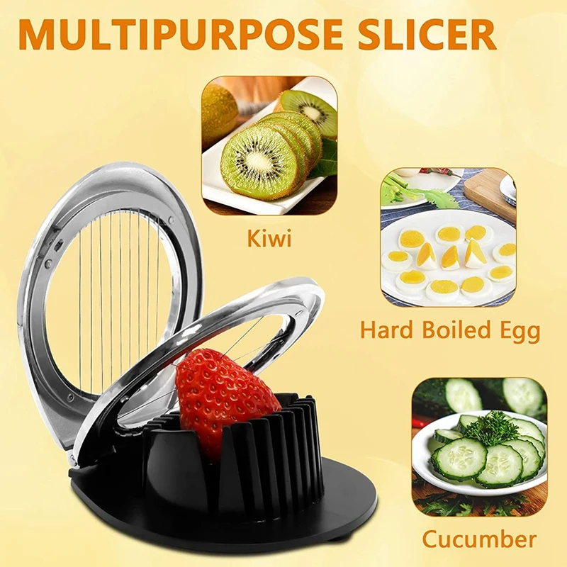 MLGB Яйцерезка для яйца всмятку и вкрутую подходит яйцо клубника мягкие нож