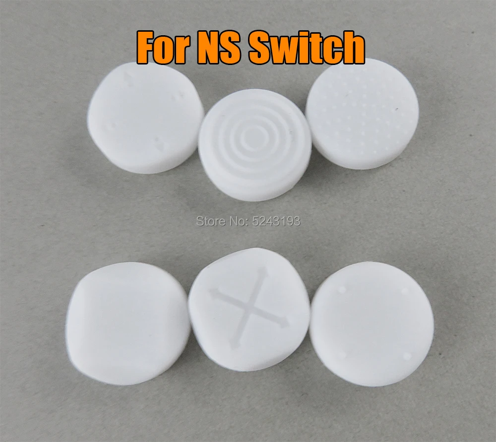 1 Набор сменных силиконовых 6 в зажимных колпачков крышек для Nintendo Switch NS Poke ball Plus 3d