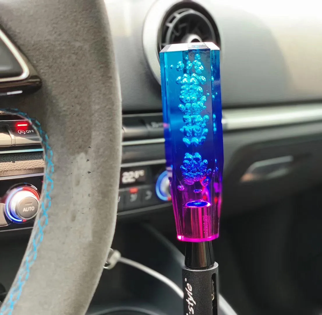 Автозапчасти JDM головка переключения кристальная пузырьковая для