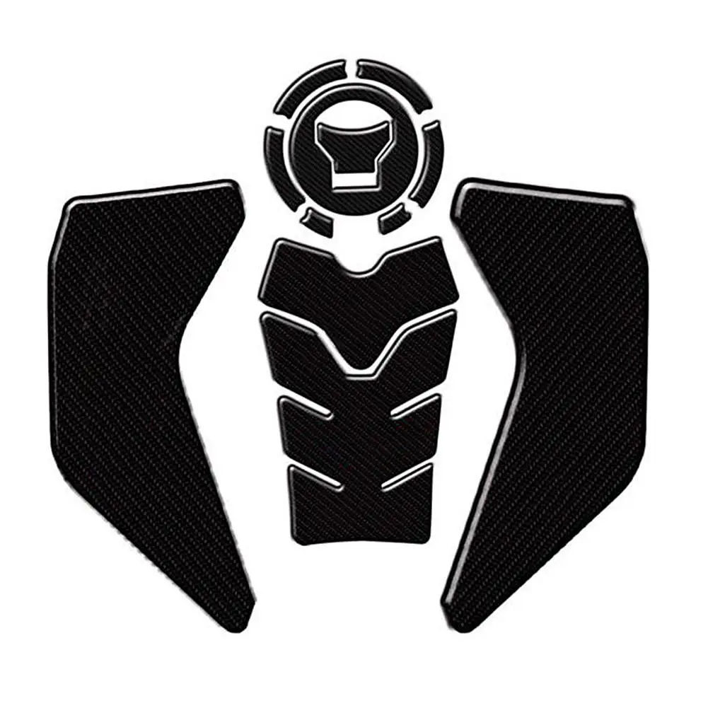 Tank Pad Sticker Motorcycle Fuel Protector Carbon Fiber Fish Bone Side Easy To Paste And Remove | Автомобили и мотоциклы