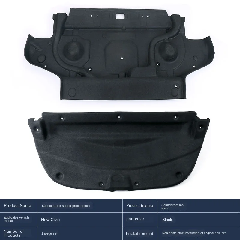 

Dedicated to the 10 Th Generation Civic Trunk Sound Insulation Cotton 16 - 18 Tail Box Back Cover Heat Insulation Sound Insulati