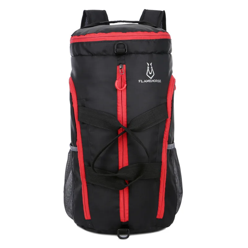 

Waterproof Nylon Sport Outdoor Shoulder Tote Gym Bag Men Women Foldable Lightweight Fitness Bags Backpack For Basketball