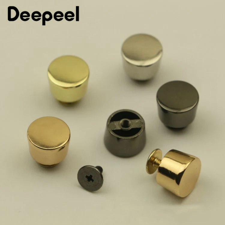 Deepeel 12x11x8 мм с круглым носком заклепками винт сумки декоративные кнопки шпильки