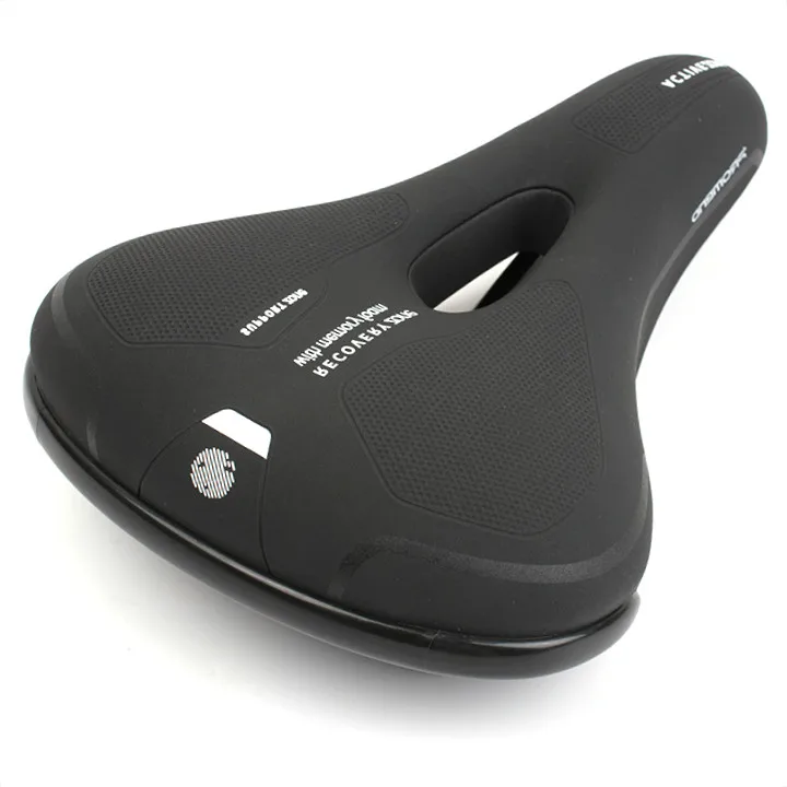 Мягкое велосипедное седло утолщенное широкое сиденье для велосипеда MTB горный