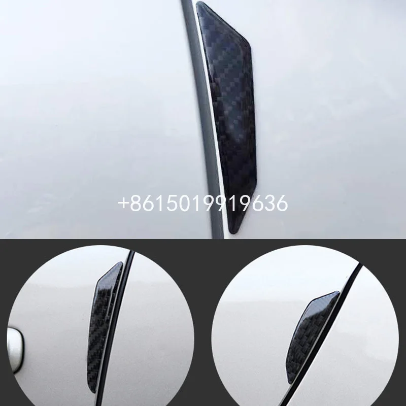 For Toyota GT86 Car Side Door Edge Guard Bumper Trim Protector 4pcs PVC carbon fiber Stickers | Автомобили и мотоциклы