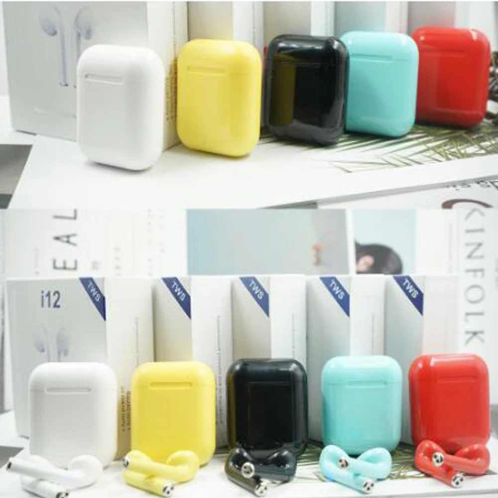 I12 tws гарнитура, всплывающие Bluetooth наушники, сенсорное управление, беспроводные наушники, гарнитура, настоящие беспроводные наушники, стерео Tws