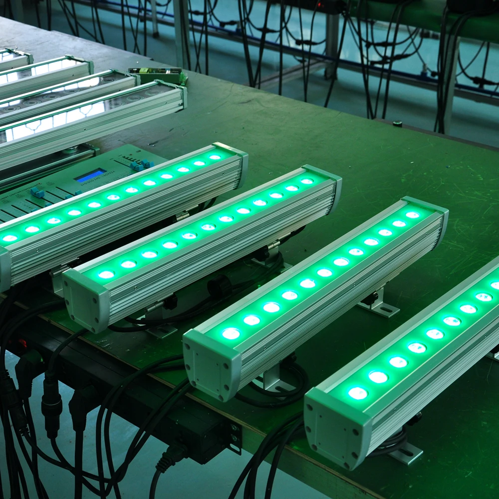 Gigertop 12x3 Вт RGB контройлер с 3IN1 Цвет 500 мм длиной светодиодная настенная лампа