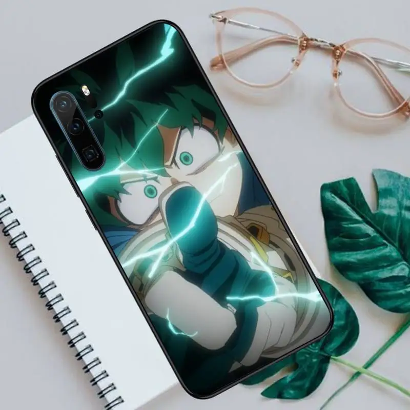 

Anime my hero academia figure Phone Cases For Huawei P40 P20 P30 lite Pro P Smart 2019 Mate 40 20 10 Lite Pro Nova 5t