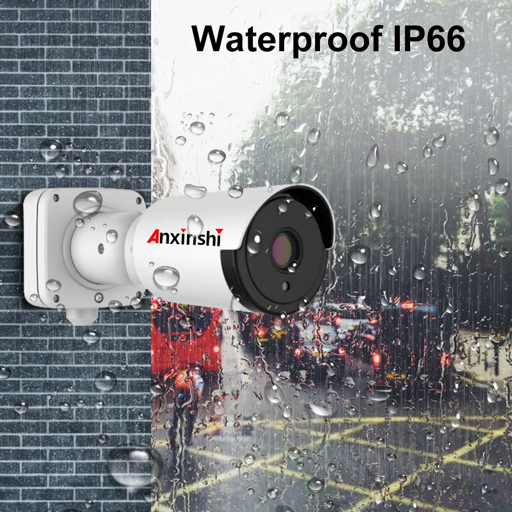 5 МП HD H.265 ИК цилиндрическая IP-камера 5-кратный зум наружная IP66 металлическая