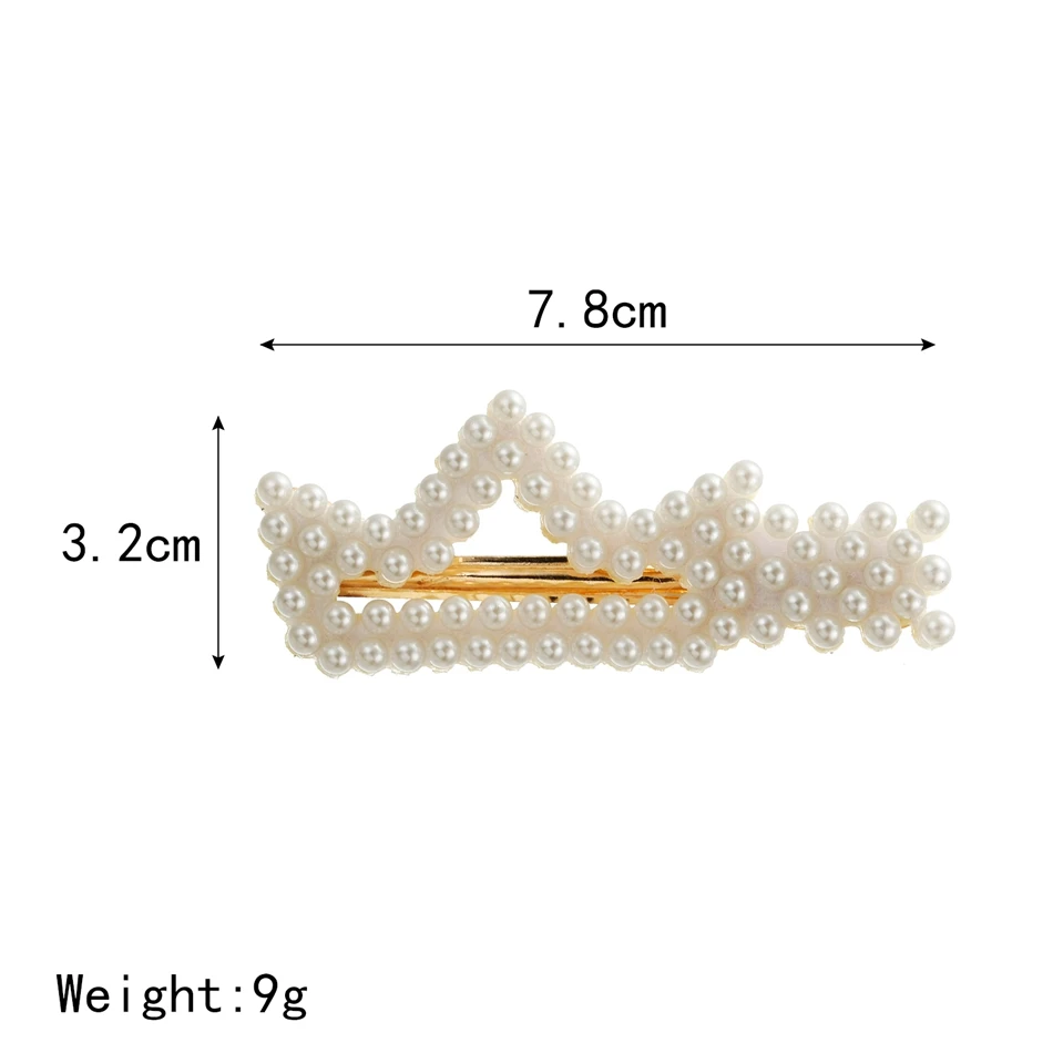 Заколка для волос с жемчужинами Match Right стильные украшения заколка краб невесты
