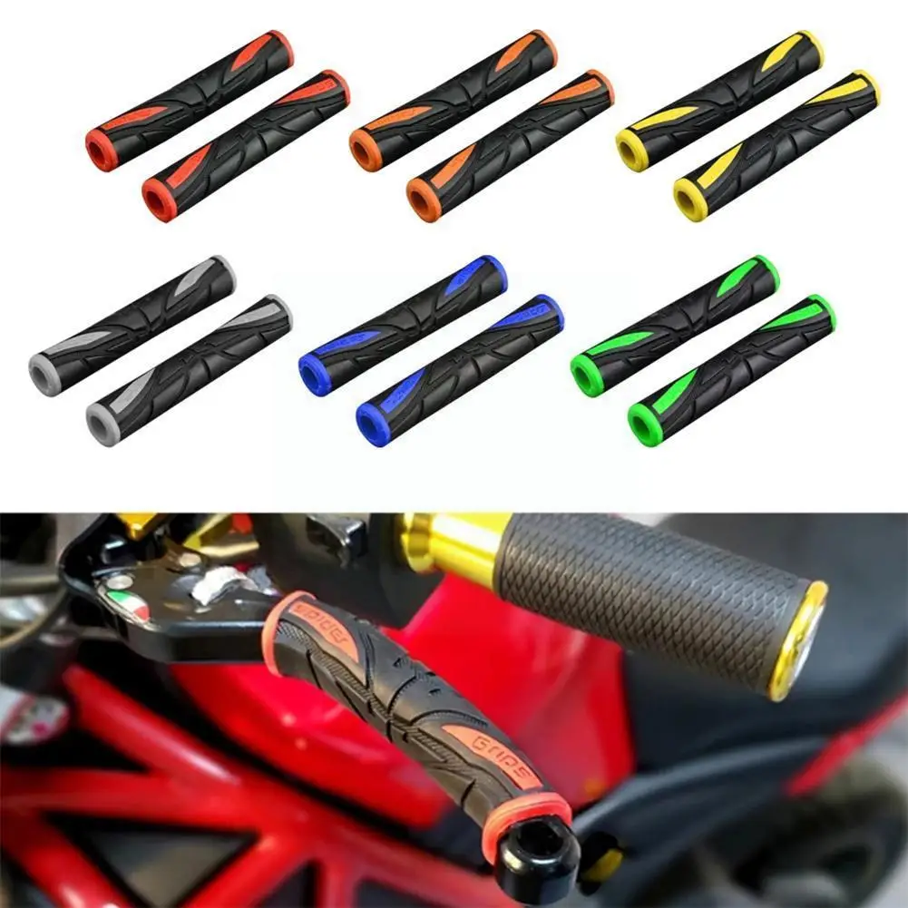 

Мягкая Нескользящая силиконовая ручка тормоза для мотоцикла и велосипеда, Аксессуары для мотоцикла, чехол на руль, защитный рукав Bi P5w8