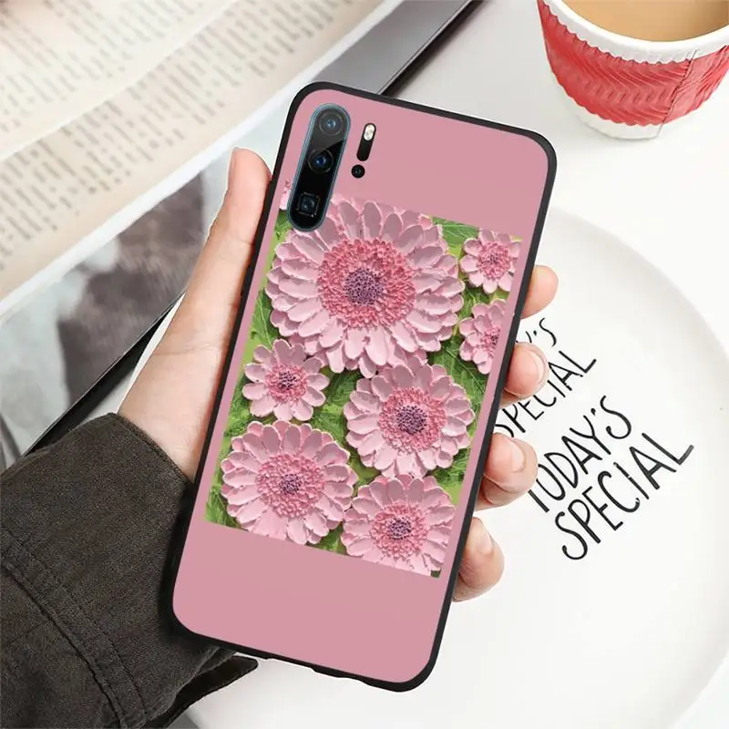 

Creative three-dimensional oil painting Phone Case For Huawei P40 P20 P30 lite Pro P Smart 2019 Mate 40 20 10 Lite Pro Nova 5t
