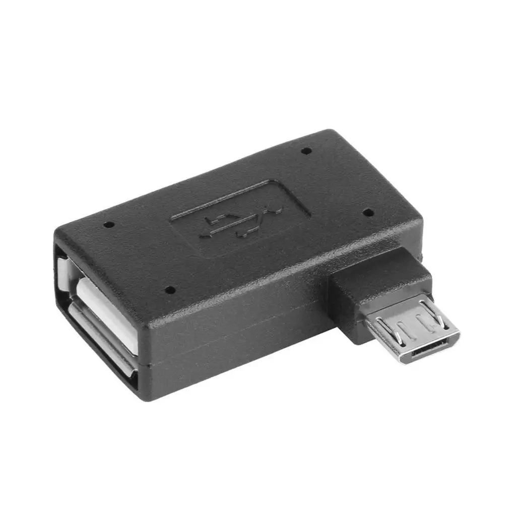 2шт 90 Degreen Android телефон U диск Мышь Клавиатура OTG кабель адаптер USB Женский к Мини