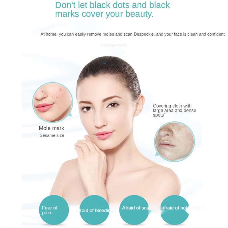 Бесплатная доставка ручка для удаления родинок лица белый крапинку пера