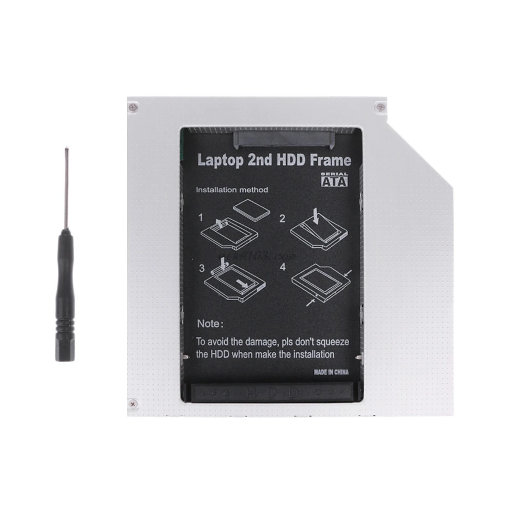 12 7 мм 2 й жесткий диск Caddy IDE для SATA 5 &quotSSD чехол ноутбука DVD/CD ROM Оптический