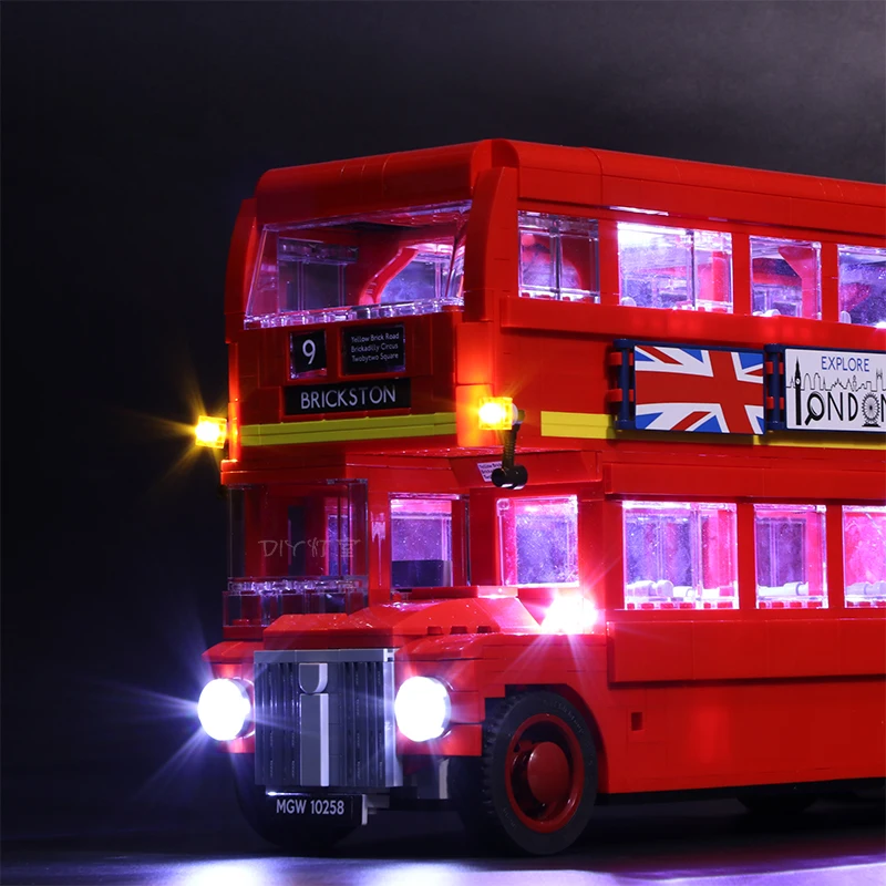 

Led Light Kit For 10258 CREATOR EXPERT The London Bus Compatible (Only LED Light, No Block Kit)