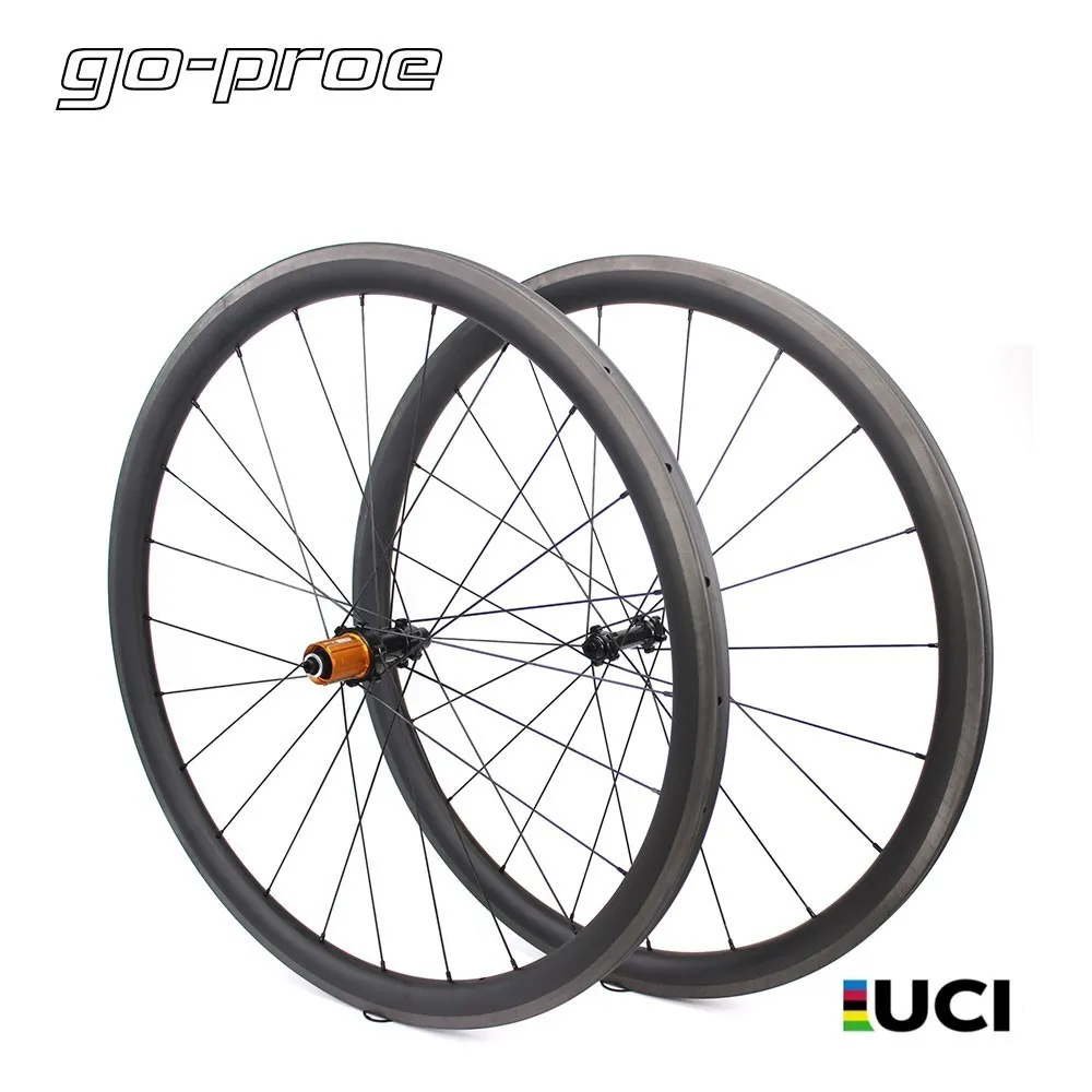 700C углеродное волокно колесо для дорожного велосипеда Ширина 27 мм велосипедный