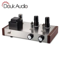 douk audio 6j4 6p6p vacuum tube preamplifier hifi home stereo class a audio 4 ways preamp