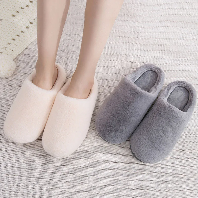 

Women Slippers Winter Warm Soft Home Indoor Slippers Shoes For Female Slip On Cartoon Flats Plus Size Women Slipper Shoe