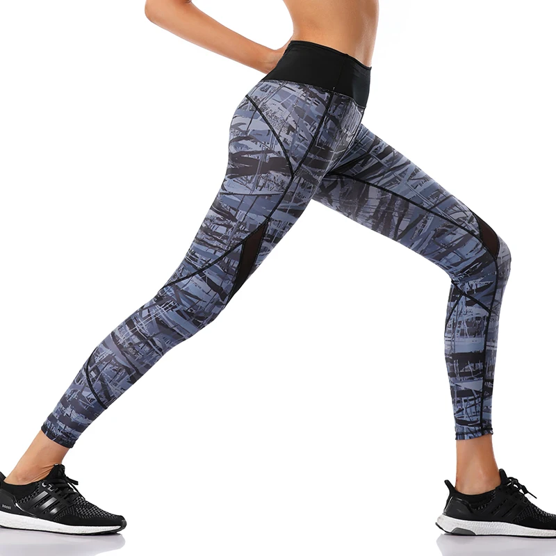 AXESEA женские штаны для йоги высокая талия спортивная одежда компрессионные бега