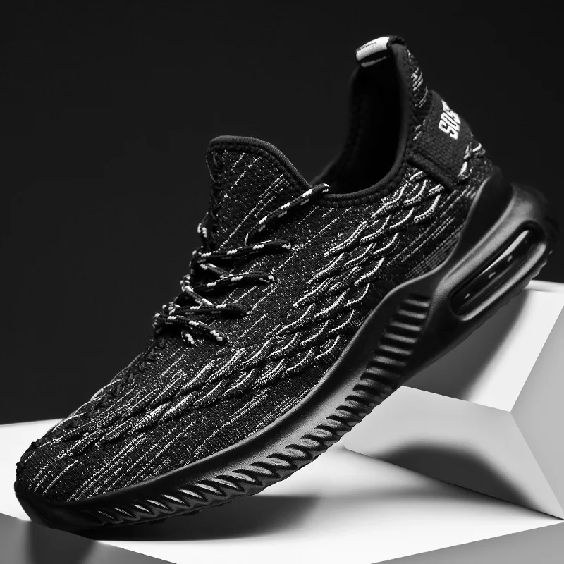 

Новинка 2022, модная мужская спортивная обувь, повседневная обувь на плоской подошве, мужские сетчатые дышащие спортивные беговые кроссовки ...