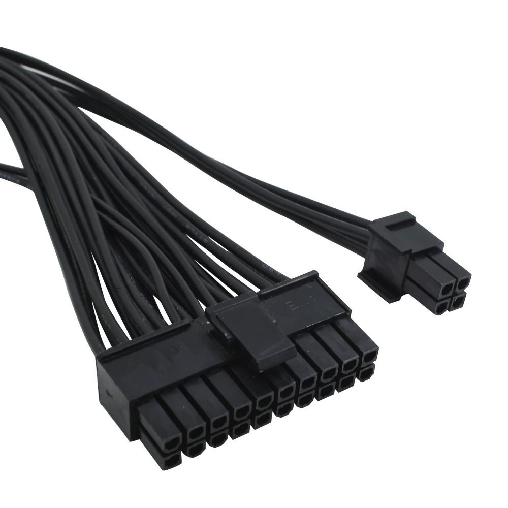 1-10 шт. TISHRIC 30 см двойной 3 PSU удлинитель адаптер ATX 24 контакта источник питания
