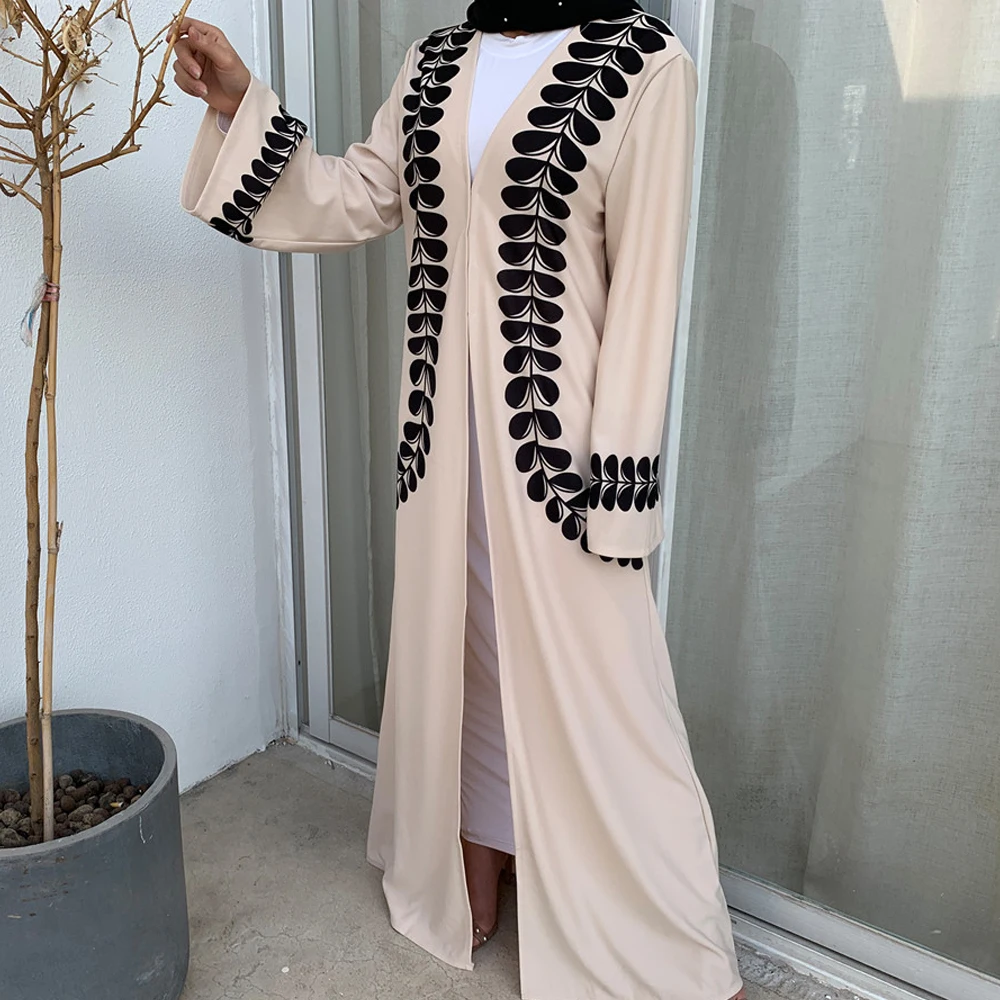 

Mujer Abaya Dubai Kaftan Islam Kimono Cardigan Hijab Muslim Dress Islamic Clothing Ramadan Eid Mubarak Turkish Abayas For Women