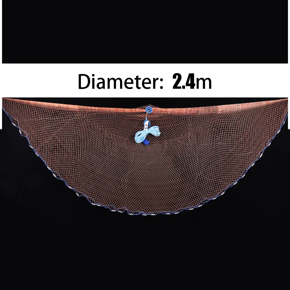 240cm steel sinker Lawaia литые сети для рыбалки Wins американская сеть рыболовные сети тяните вращающиеся смелые рыболовные сети Tpie литье рук бренд рыбалки - Цвет: 240cm steel sinker