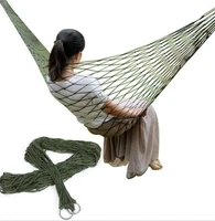 portable garden nylon hammock swing hang mesh net sleeping bed hamaca for indoor outdoor travel camping hanging chair mesh