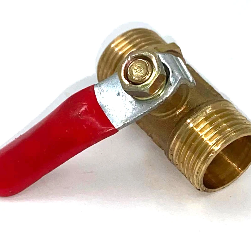 Шаровой клапан 3/8 дюйма с наружной резьбой латунный материал вода газ воздушный