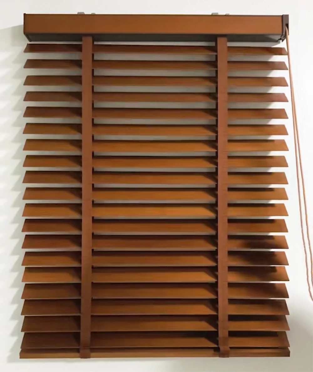 

Manual Basswood 50mm/35mm wooden window blinds
