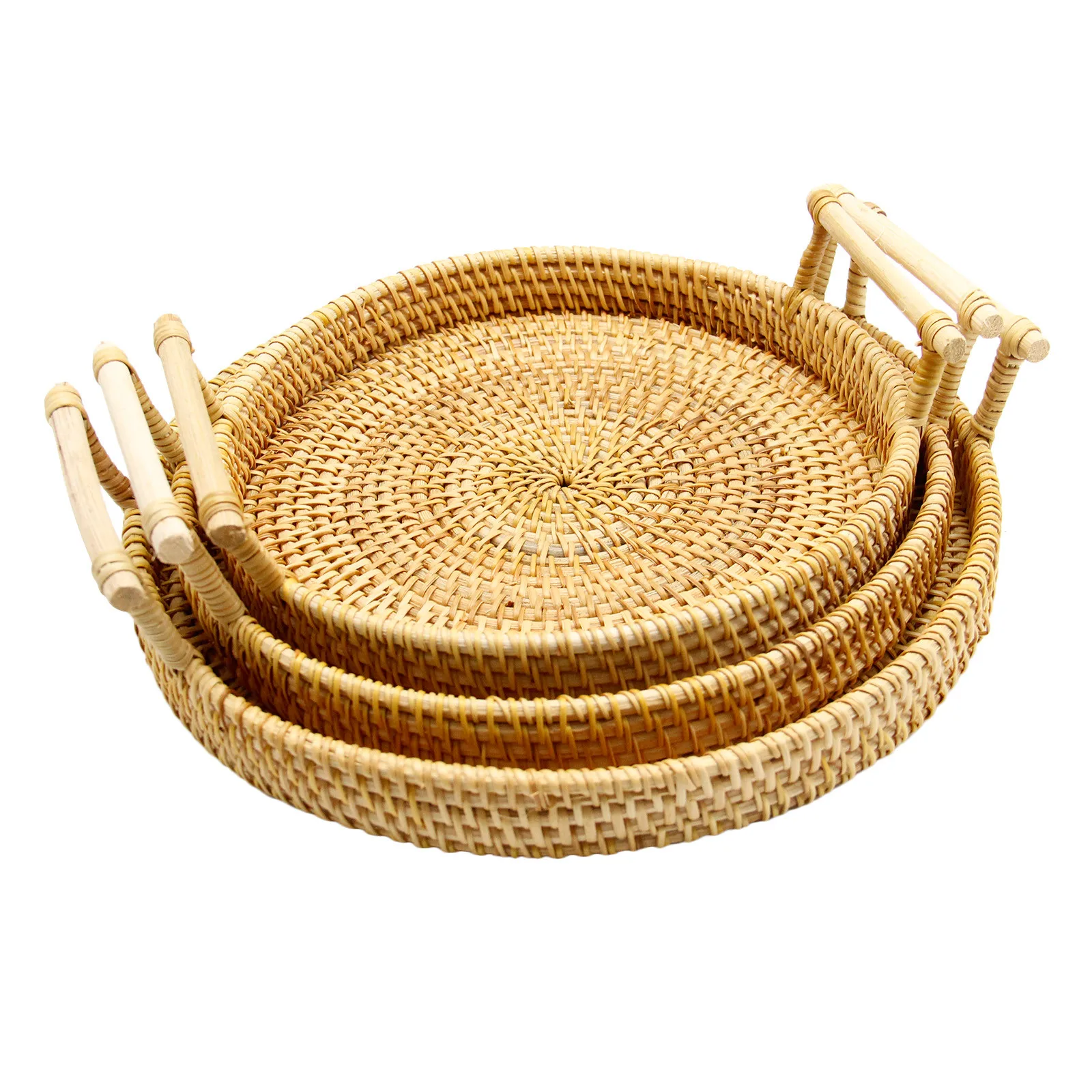 

Home Kitchen Wooden Handmade Rattan Tissue Box Desktop Pumping Box High-end Meal Storage Box Holders Tissue Holder