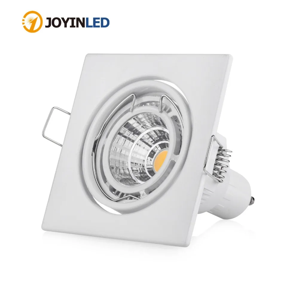 Встраиваемые светодиодные кольца 10 шт./лот Светодиодный прожектор GU10 MR16 арматура