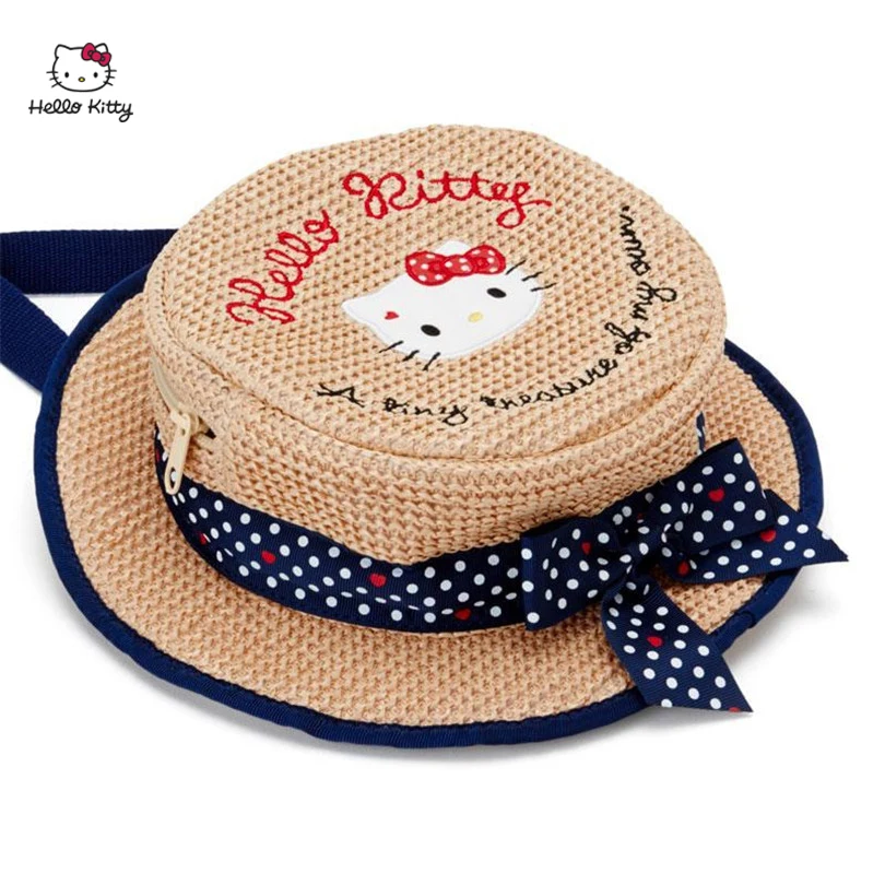 Новинка 2019 г. Диагональная Сумка HELLO KITTY с поперечной строчкой трава ветровая на