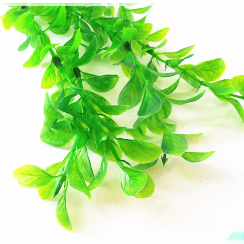 Искусственный водный для воды пластиковая зеленая трава завод декорирования