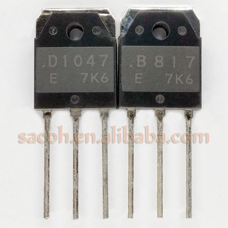 10Pairs 2SB817 B817 + 2SD1047 D1047 TO-3P 12A 140V NPN PNP Silicon Power Transistors