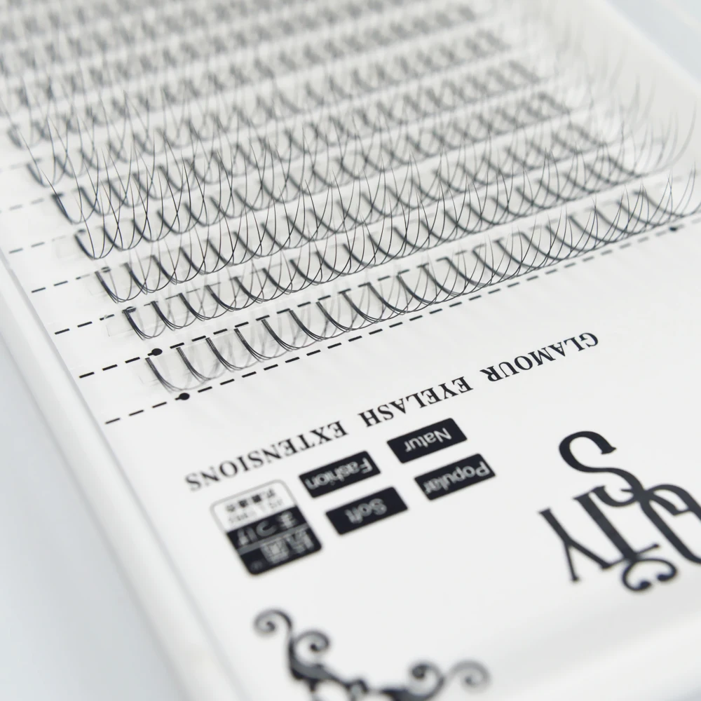 

320 Bundles Natural 3D Individual Eyelashes Extension Grafting Soft Mink Eyelash Makeup Black False Eye Lashes Cilias