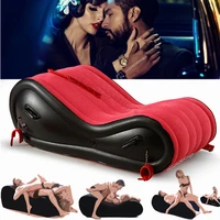 modern inflatable air sofa for adult couple love game chair with 4 handcuffs beach garden outdoor furniture foldable
