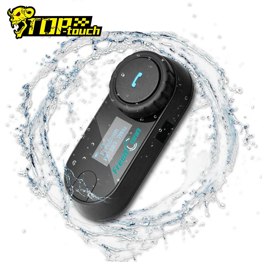 Гарнитура для мотоциклетного шлема FREEDCONN водонепроницаемая гарнитура с