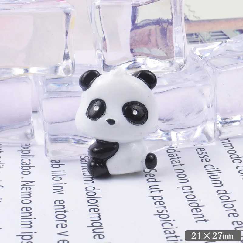 Смолы куклы-панды Тонкий Шарм пушистая начинка Дети творческие игрушки глиняные