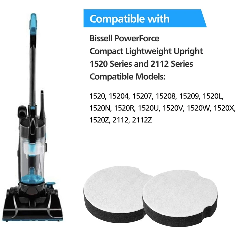 9 шт. вертикальный фильтр для пылесоса Bissell Powerforce Compact 1604896/160-4896 | Детали пылесосов