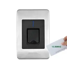 New IP65 Waterproof ZK RS485 Biometric Fingerprint Reader Access Control RFID Reader Compatible With Inbio Access Control System