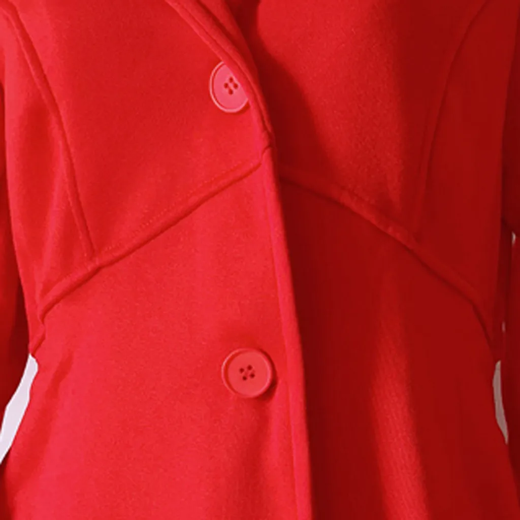 Зимнее женское пальто manteau femme, накидка с капюшоном, элегантное женское Шерстяное Пальто с карманами на талии, abrigo mujer casaco feminino
