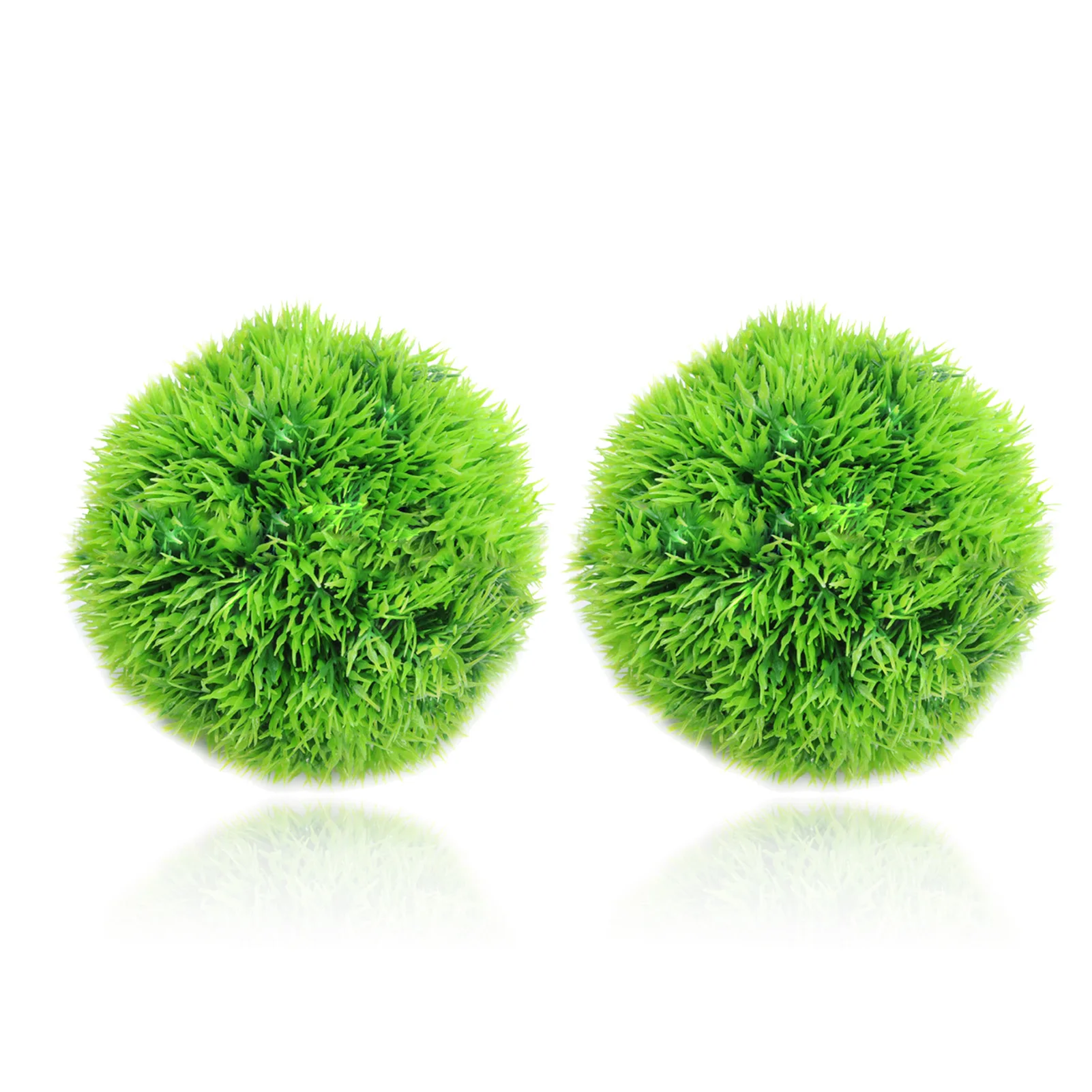 

2pcs 8/10.5cm Aquarium Moss Ball Water Tank Aquatic Plants Decoration Algae Fish Shrimp Tank Ornament Environmental Decor