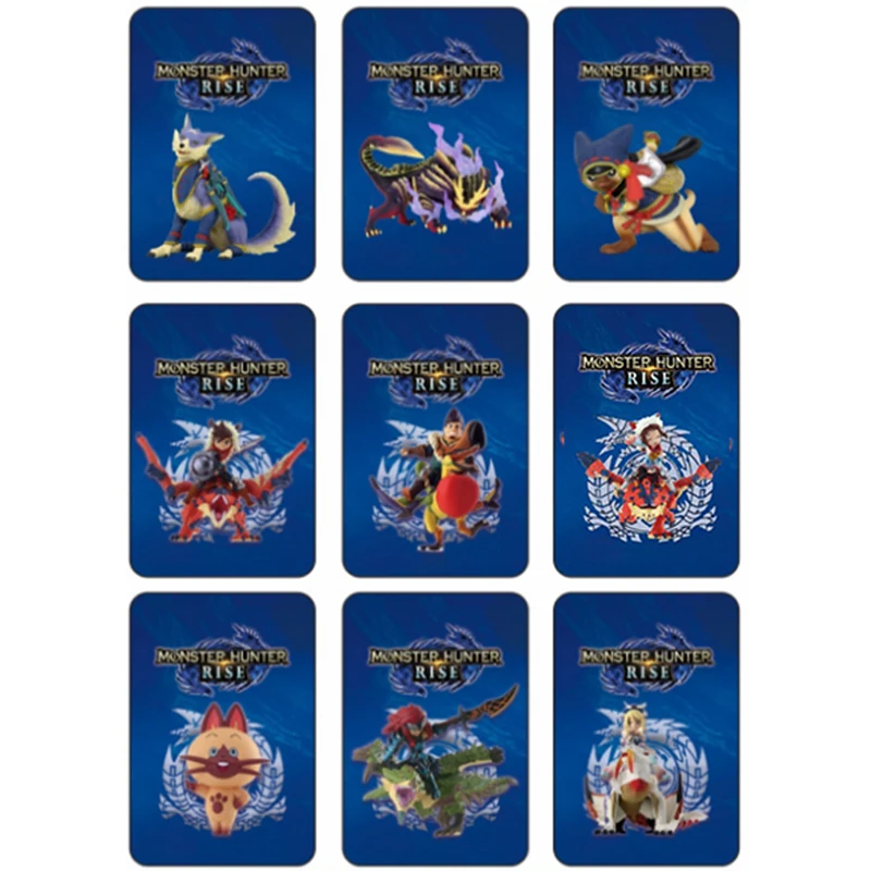

For Nintendo Switch Monster Hunter Rise amxxbo Card Resent Tiger Dragon Ailu Cat NS Game Reward Card NFC cards NTAG215