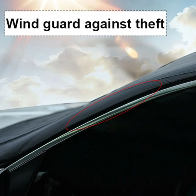 Аксессуары новинка магнитный автомобильный защитный козырек от снега на лобовое