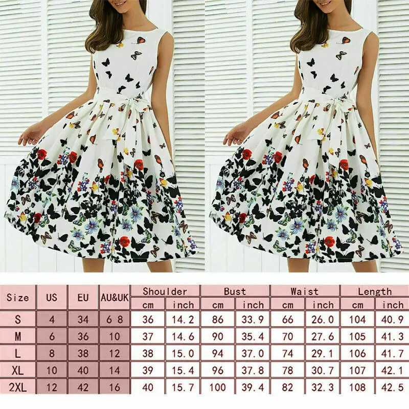 Hirigin женские Винтаж-трапеция пляжное вечерние свободное платье-туника с длинными