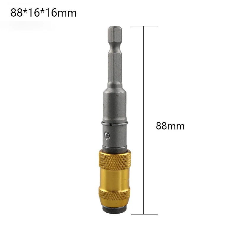 

1PC Universal Magnetic Screw 1/4" Drill Tip Drill Screw Tool Quick Change Locking Bit Holder Drive Guide Drill Bit Wood Tool