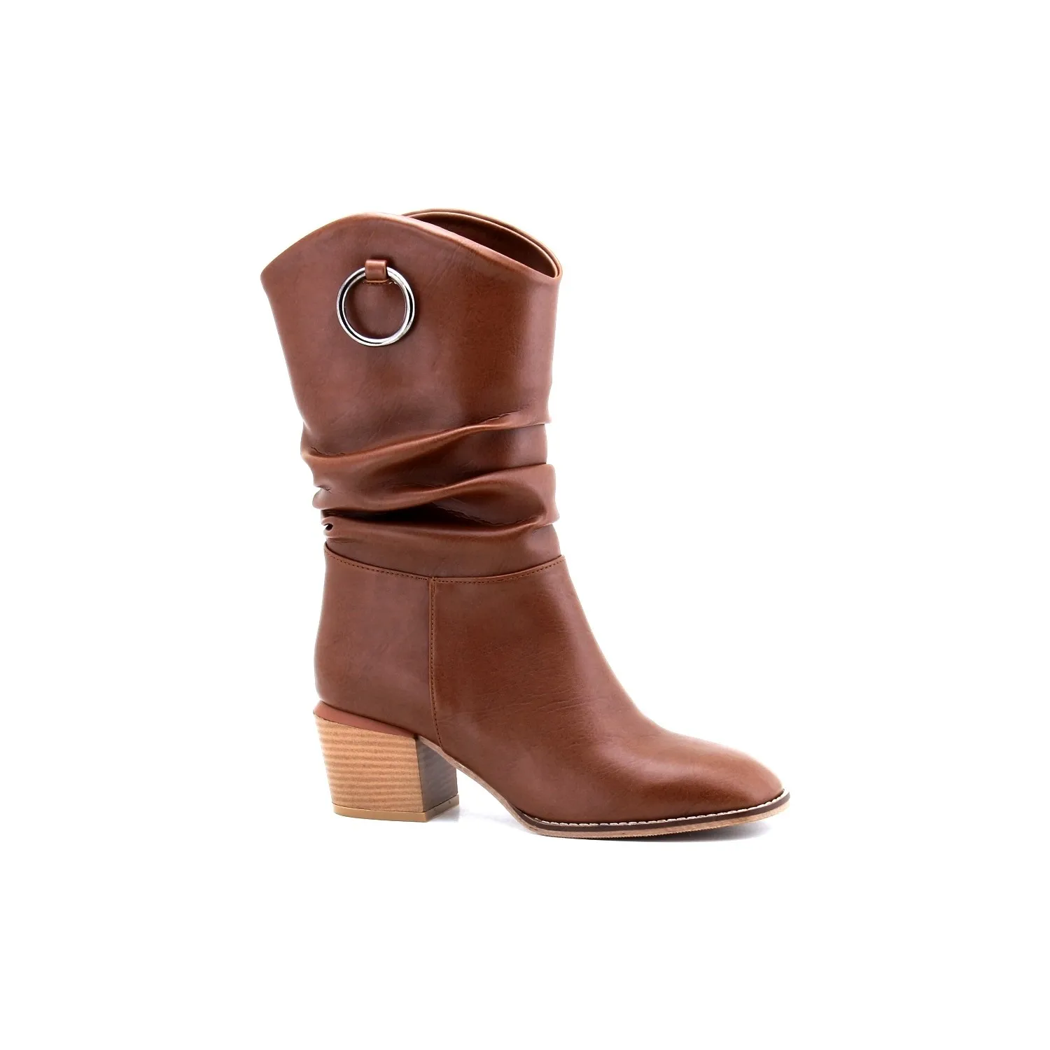 

039 system Casual Womens Boots-Tan