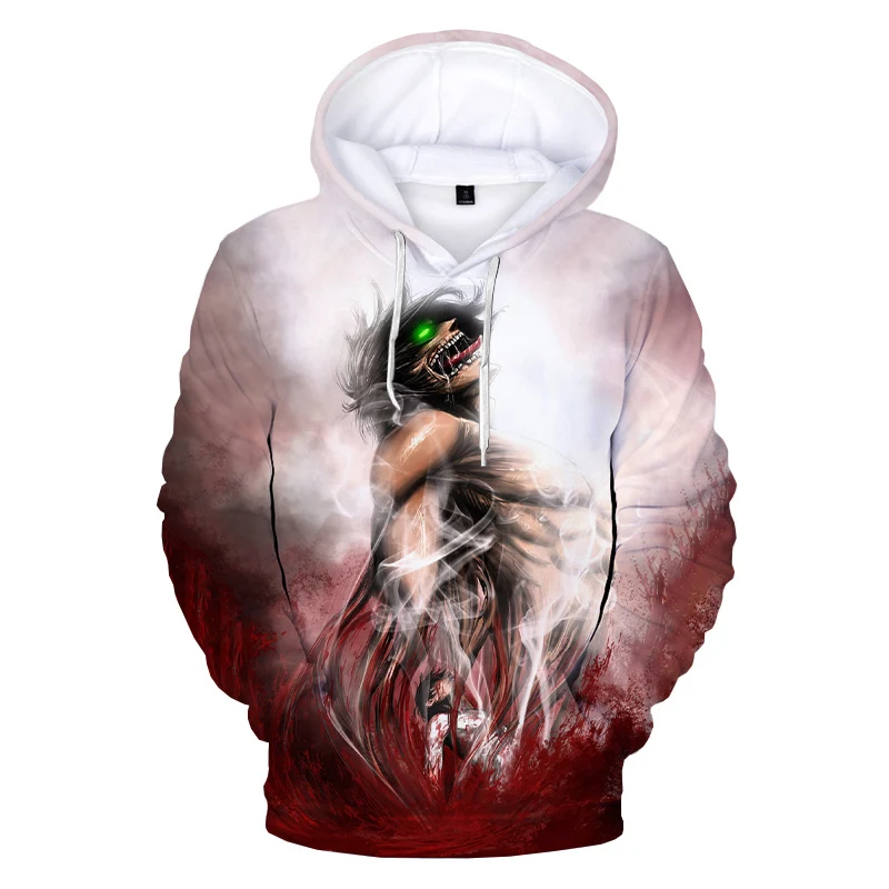 

Attack on Titan 3D Print Hoodie Sweatshirts Hot Anime Harajuku Streetwear Cartoon Hoodies Men Women Fashion Casual Cool Pullover